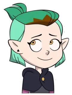 😊 Amity Blight The Owl House hoạt hình, phù thủy, dễ thương, nhân vật, lgbtq telegram sticker