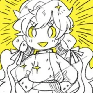 🩹 anime, cartoon, cute, sparkles, character telegram sticker