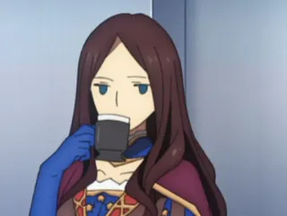 😄 anime, woman, drinking, mug, cartoon telegram sticker
