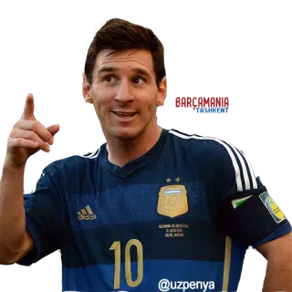😀 Lionel Messi BARCAMANIA
TASHKENT ฟุตบอล, อเมริกันฟุตบอล, นักกีฬา, เมสซี่, ผู้เล่น, กีฬา telegram sticker