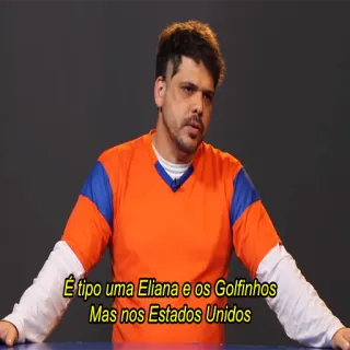 👊 É tipo uma Eliana e os Golfinhos
Mas nos Estados Unidos telegram sticker