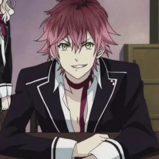 🥀 Ayato Sakamaki Diabolik Lovers Anime, Vampiro, Ayato Sakamaki, Diabolik Lovers, Personaggio, Cartone animato telegram sticker