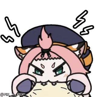 Genshin Impact @fixfox telegram stickers