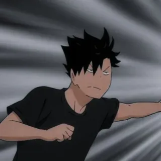 🌟 Kuroo Tetsurou Haikyuu!! kuroo, kuroo tetsurou, haikyuu, anime, manga, volleyball telegram sticker