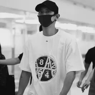 ⛓ 남자, kpop, 연예인, 패션, 스타일, 마스크 telegram sticker