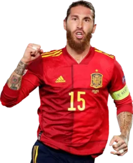 🇪🇸 Sergio Ramos футбол, футбол, спорт, Испания, атлет, игрок telegram sticker