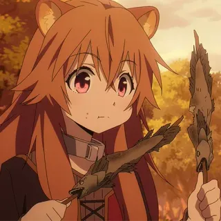 🙂 Raphtalia The Rising of the Shield Hero Anime, Raphtalia, Essen, Fisch, The Rising of the Shield Hero, Süß, Tanuki Mädchen whatsapp sticker