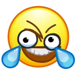 😂 Emoji, Lachen, Weinen, Fröhlich, Gesicht, Ausdruck whatsapp sticker