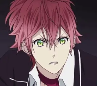 😡 Ayato Sakamaki Diabolik Lovers anime, vampire, red hair, Diabolik Lovers, Ayato Sakamaki telegram sticker