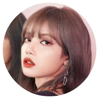 ❤️ Lisa K-pop, Lisa, Blackpink, Idol, Piosenkarka, Kobieta, Gwiazda, Portret telegram sticker