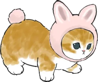 🐰 cat, bunny, animal, pet, cute telegram sticker