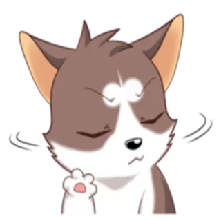 ❌ anjing, lucu, kartun, hewan, peliharaan, cakar, marah whatsapp sticker