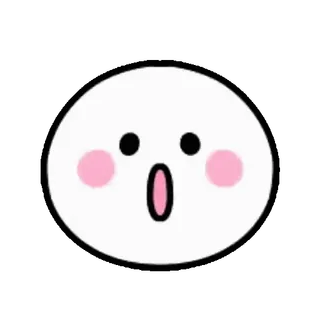 🤗 Emoji, Choqué, Surpris, Visage, Expression, Dessin animé whatsapp sticker