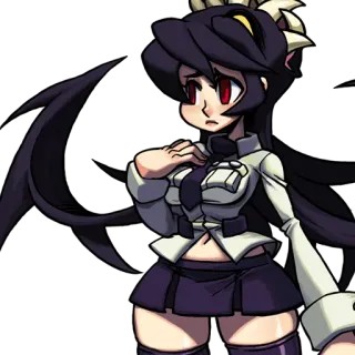 🌂 Filia Skullgirls Anime, Fille, Personnage, Jeu vidéo, Filia, Skullgirls telegram sticker