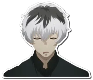 😕 Ken Kaneki Tokyo Ghoul Anime, Personaje, Tokyo Ghoul, Ken Kaneki telegram sticker