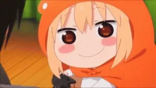 🙂 Umaru Doma Himouto! Umaru-chan 애니메이션, 우마루, 귀여운, 후드티, 만화 whatsapp sticker