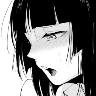 😳 Anime, Mangá, Personagem, Ilustração, Arte telegram sticker