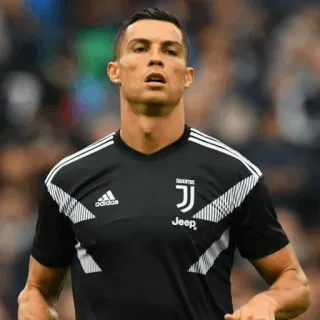 🖤 Cristiano Ronaldo 足球, 运动员, 足球, 运动, 克里斯蒂亚诺·罗纳尔多 telegram sticker