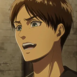 🗡 Eren Yeager Attack on Titan Anime, Mangá, Eren Yeager, Attack on Titan, Personagem, AoT, Shingeki no Kyojin whatsapp sticker