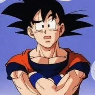 🤨 Goku Dragon Ball Z Anime, Dragon Ball Z, Sangoku, Dessin animé telegram sticker