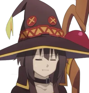 😑 Megumin Konosuba Anime, Sorcière, Magie, Konosuba, Megumin whatsapp sticker
