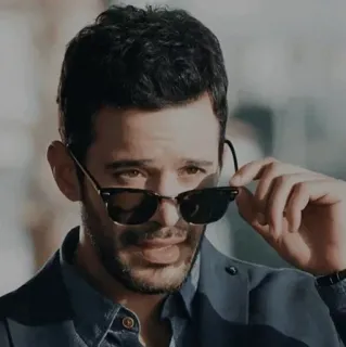 🖇 man, sunglasses, portrait, adult, fashion telegram sticker