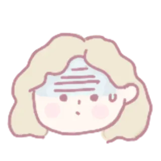 😰 Desenho animado, Rosto, Estressado, Ansioso, Preocupado telegram sticker