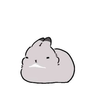 ๐ฅถ Mofusand bunny Mofusand telegram sticker
