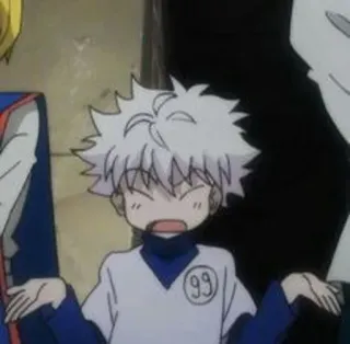 💁‍♀️ Killua Hunter x Hunter Anime, Manga, Killua, Hunter x Hunter, Personaggio, Cartone animato whatsapp sticker