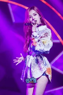 💫 인기가요 Rosa, Kpop, Música, Ídolo, Mujer, Cantante, Actuación whatsapp sticker