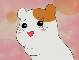 😏 chomik, słodki, zwierzę, kreskówka, kawaii, gryzoń telegram sticker