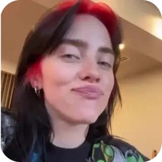 😌 Billie Eilish telegram sticker