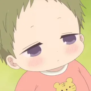 🥺 anime, baby, cute, child, toddler, calm telegram sticker
