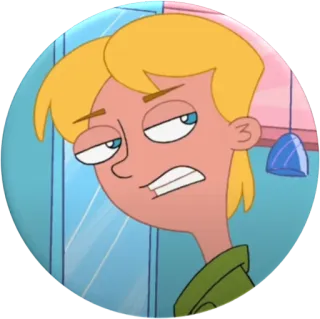 😠 Buford van Stomm Phineas and Ferb Cartone animato, Disney, Animato, Bullo whatsapp sticker