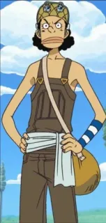 👃 Usopp One Piece Usopp, One Piece, anime, cartoon, character telegram sticker
