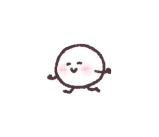 🌬 süß, kawaii, fröhlich, lächelnd, einfach, Cartoon, Figur telegram sticker