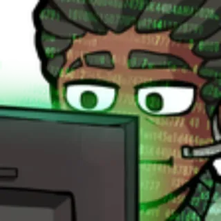 💻 hacker, computer, coding, technology, screen telegram sticker