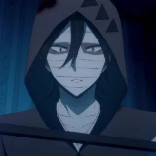🦇 Isaac Foster Angels of Death Anime, Horor, Karakter, Sabit, Malaikat Maut telegram sticker