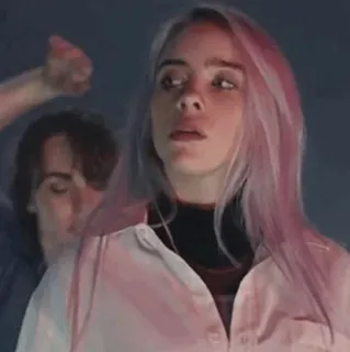 🤍 Billie Eilish Billie Eilish, cantante, musicista, pop, celebrità telegram sticker