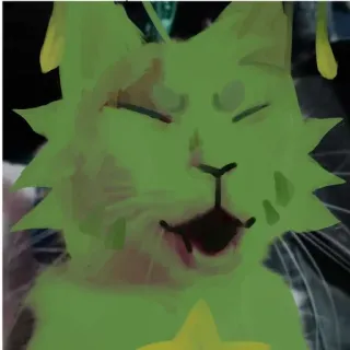 ❇️ kot, kreskówka, zwierzę, naklejka, zwierzę domowe telegram sticker