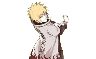😊 Minato Namikaze Naruto 火影 anime, manga, hokage, ninja, minato, namikaze, naruto whatsapp sticker