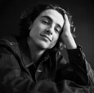 🦇 hombre, retrato, blanco y negro, persona, chaqueta vaquera, masculino telegram sticker
