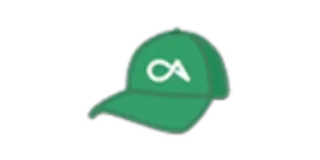 🧢 hat, cap, green, clothing, accessory telegram sticker