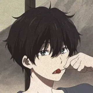 💛 动漫, 男孩, 棒棒糖, 可爱, 卡通 telegram sticker