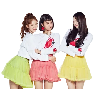 😊 Kpop, Gruppo, Ragazza, Moda, Stile, Carino, Colorato telegram sticker