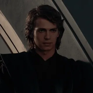 💫 Anakin Skywalker Star Wars Anakin Skywalker, Star Wars, Hayden Christensen, movie character, sci-fi, Jedi telegram sticker