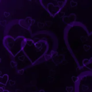 ❤️ purple hearts, hearts, love, background, blur, dark, abstract telegram sticker