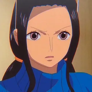 📚 Nico Robin One Piece nico robin, one piece, anime, woman whatsapp sticker