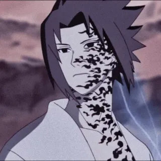 🍙 Sasuke Naruto Anime, Manga, Sasuke, Naruto, Sello maldito whatsapp sticker