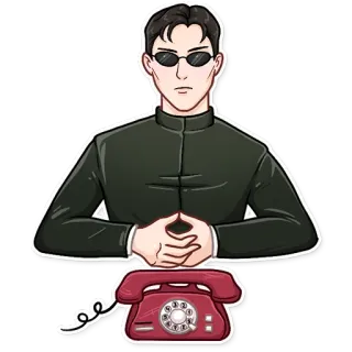 The Matrix telegram stickers